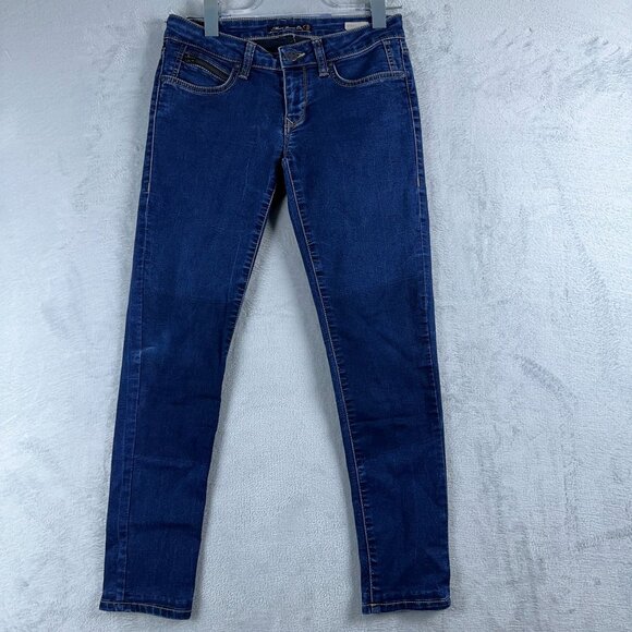 Mavi Jeans Co Skinny Jeans Zipper Pocket Medium Wash Denim Womens Blue Size W27 - Picture 1 of 12
